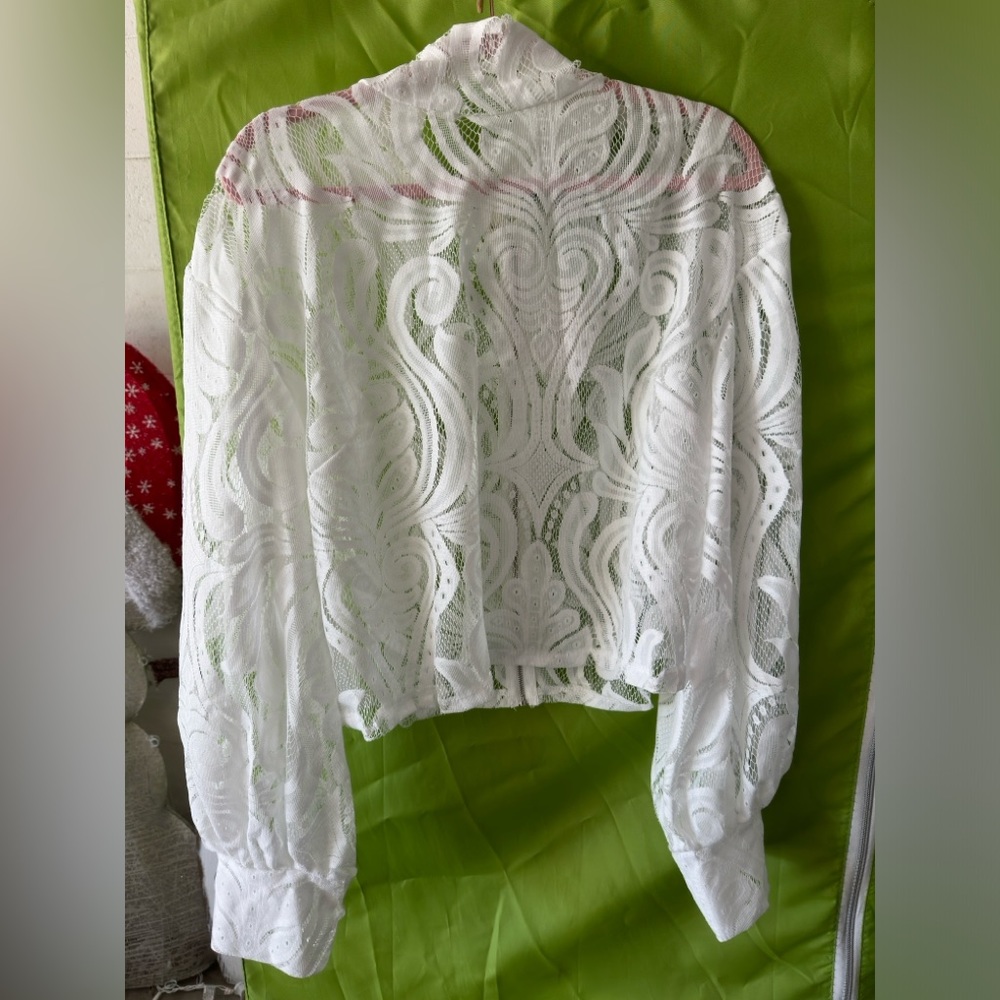 White Pattern Jacket - Picture 2 of 2
